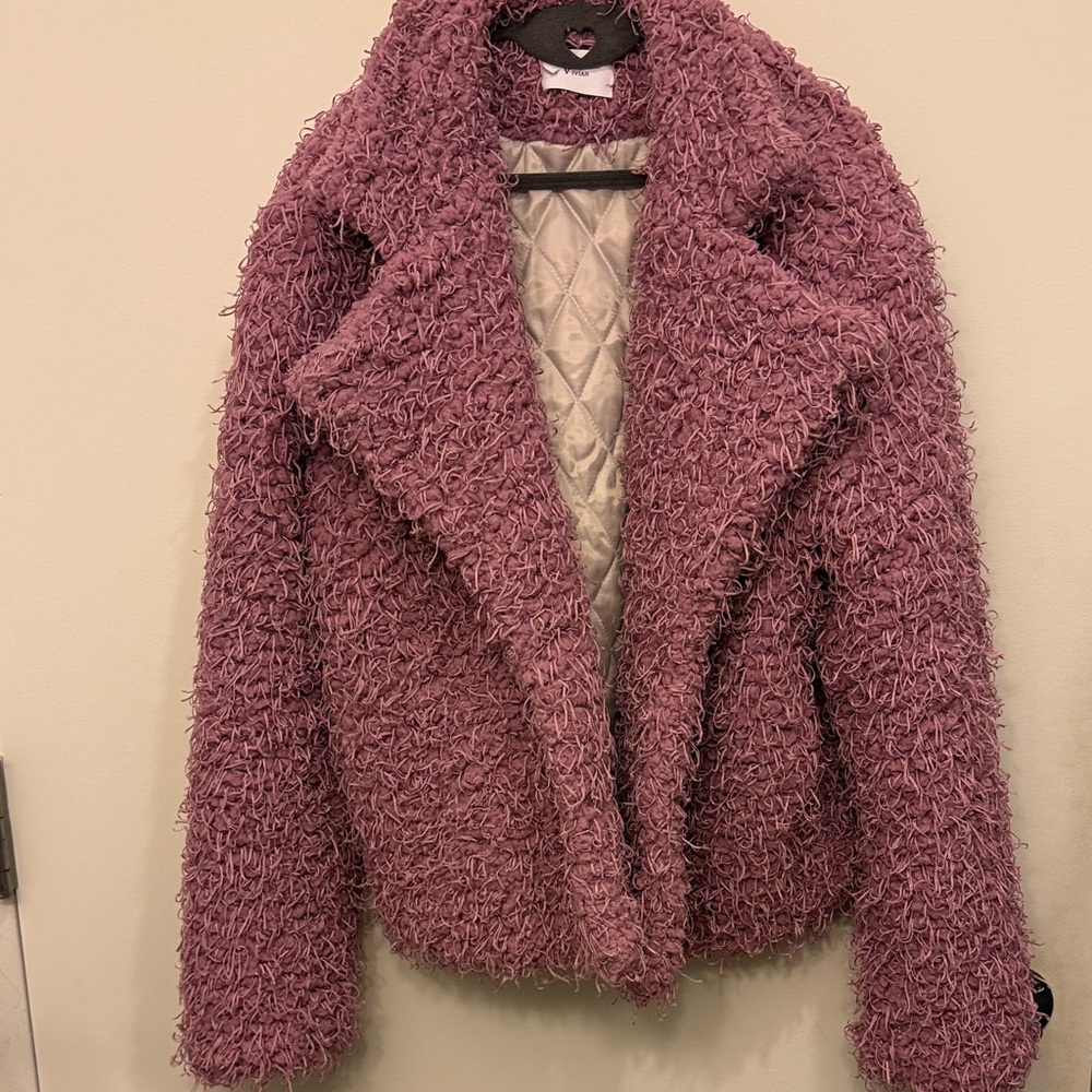 Women's Textured Pink Jacket